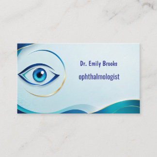 Eye Doctor Medical Appointment Business Card