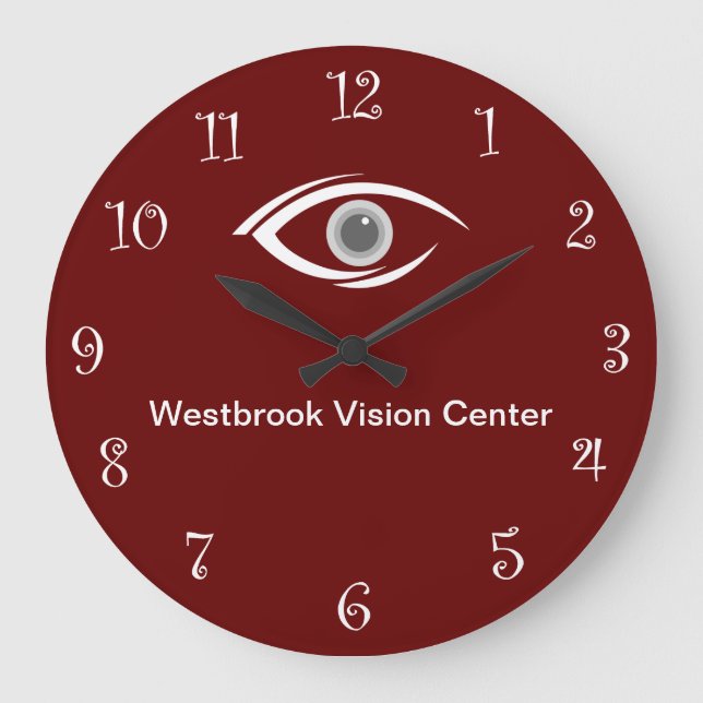 Eye Doctor Office Wall Clocks (Front)