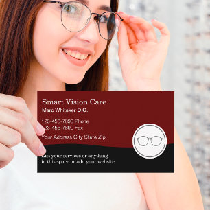 Eye Doctor Vision Care Business Cards
