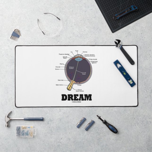 Eye Dream Anatomical Human Eyeball Humour Desk Mat (Workstation)