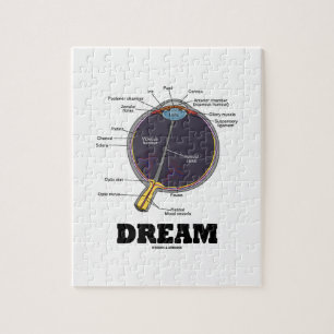 Eye Dream Anatomical Human Eyeball Humour Jigsaw Puzzle