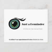 Eye Exam Modern Heart Iris Appointment Reminder