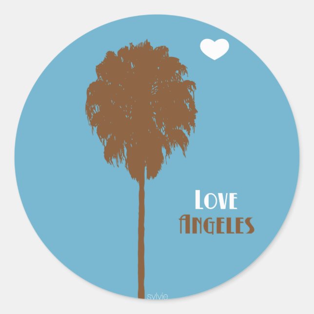 eye feel sticky classic round sticker (Front)