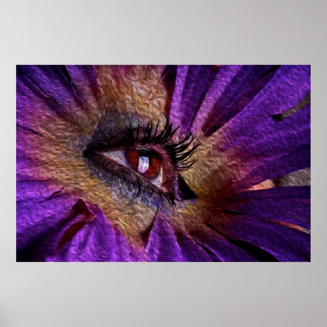 Eye Flower Poster (Front)