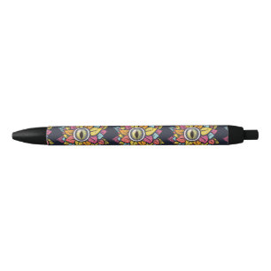 Eye Flower Spooky Colourful Weird Surreal Art Black Ink Pen