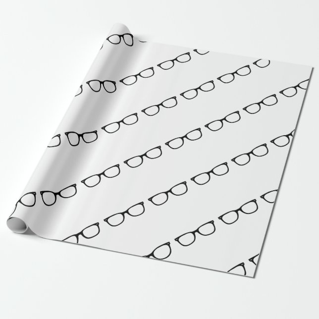 Eye Glasses Wrapping Paper (Unrolled)