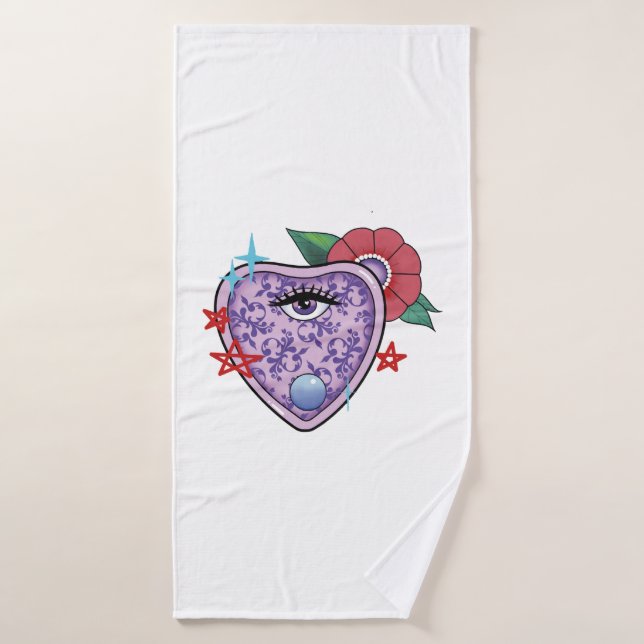 Eye Halloween  Bath Towel (Bath Towel)