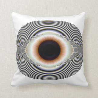 eye in circles cushion