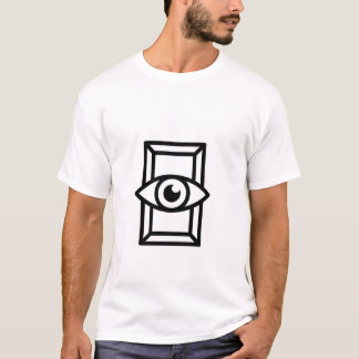 Eye Inside The Door Weird Minimal T-Shirt