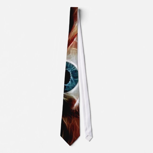 Eye l Window of The Soul l Abstract Art Tie (Front)