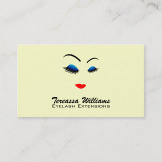 Eye Lash Extensions Business Cards
