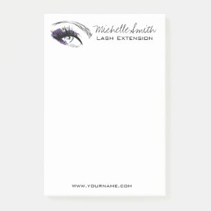 Eye long eyelashes Lash extension icon Post-it Notes