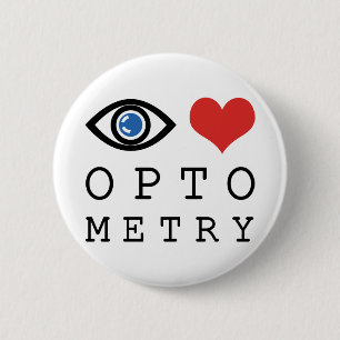 Eye Love Optometry 6 Cm Round Badge