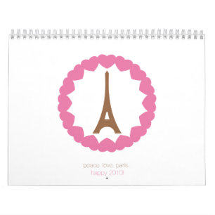 eye love paris. 2010. calendar