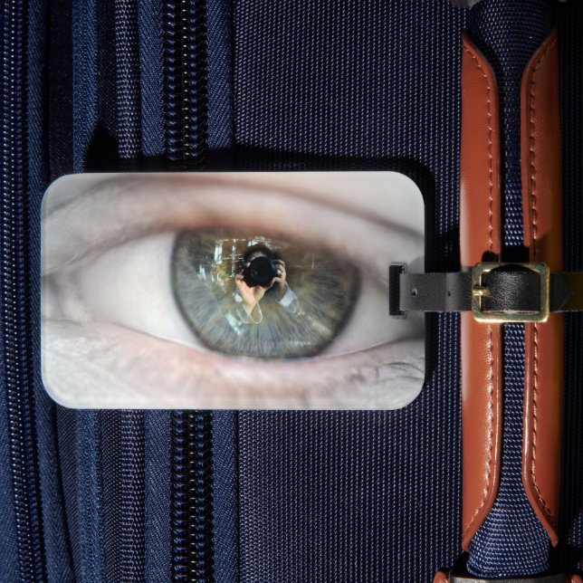 Eye-Macro by Shirley Taylor Luggage Tag (Front Insitu 4)
