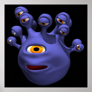 Eye Monster Poster
