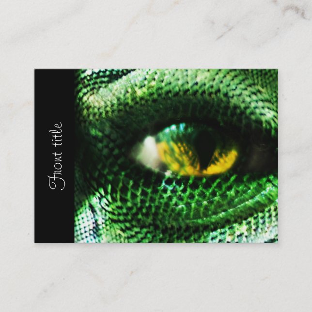 Eye of a ... ? business card (Front)