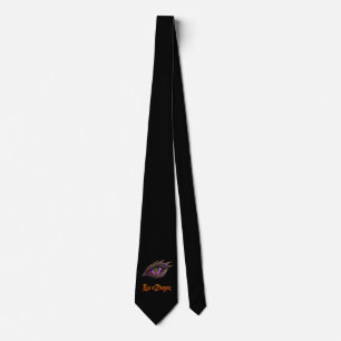 Eye of Dragon Purple Dragon Cool Bro Eyeball Tie
