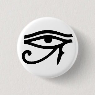 eye of horus 3 cm round badge
