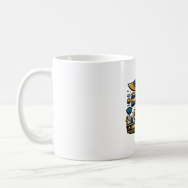 Eye of Horus Ancient Egypt Coffee Mug (Left)