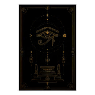 Eye of Horus Celestial Altar Poster