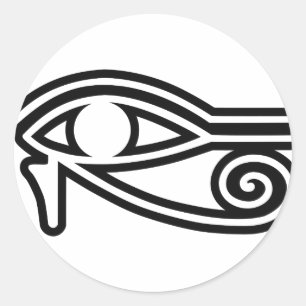 Eye_of_Horus Classic Round Sticker