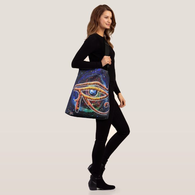 Eye Of Horus Crossbody Bag (On Model)