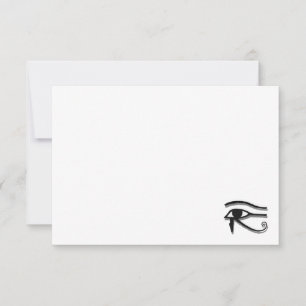 Eye Of Horus Egyptian Symbol Custom Blank Card