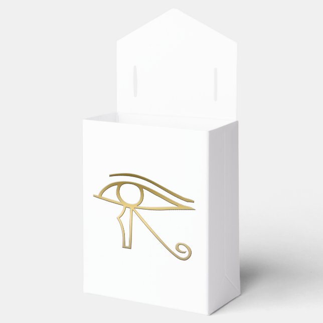 Eye of Horus Egyptian symbol Favour Box (Opened)