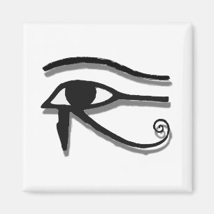 Eye Of Horus Egyptian Symbol Ink Drawing Magnet
