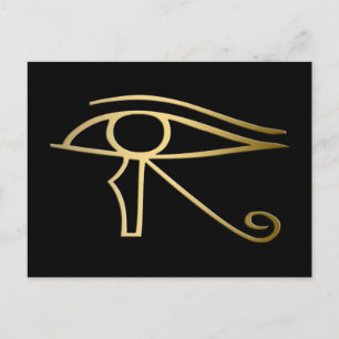 Eye of Horus Egyptian symbol Postcard