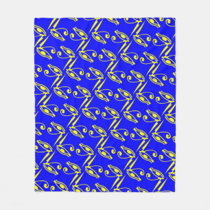 Eye of Horus Fleece Blanket