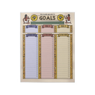 Eye of Horus Goal Planner Custom Notepad