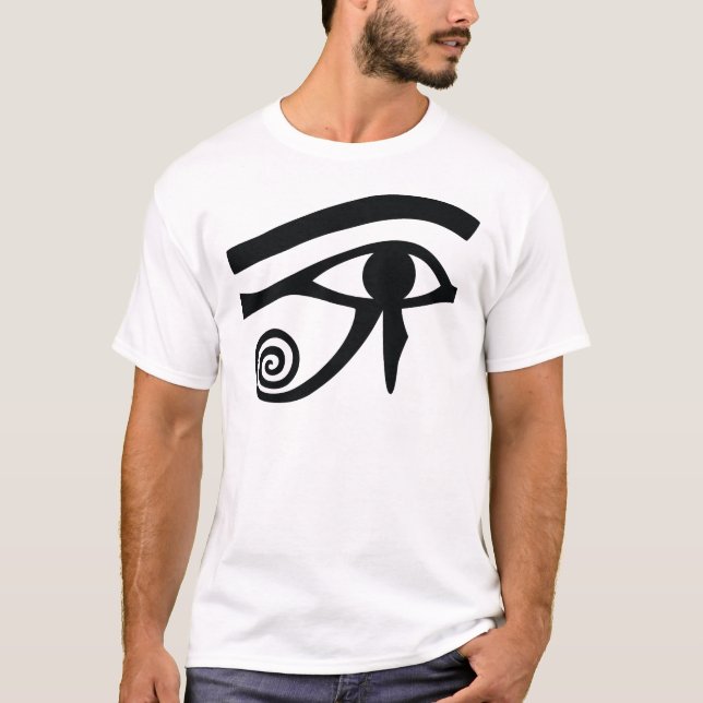 Eye of Horus Hieroglyphic T-Shirt (Front)
