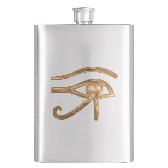 Eye of Horus Hip Flask (Front)