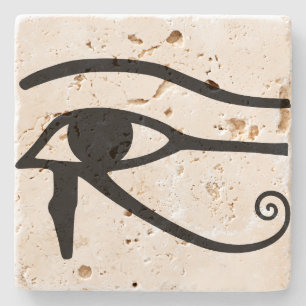 Eye OF Horus - Horusauge Hieroglyphs Hyroglyphen Stone Coaster