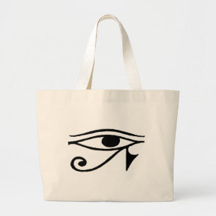 Eye Of Horus Large Tote Bag