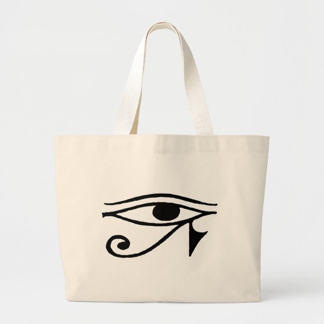 Eye Of Horus Large Tote Bag (Front)