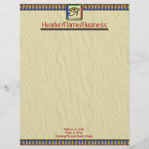 Eye of Horus Letterhead