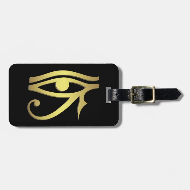 Eye of horus luggage tag (Front Horizontal)