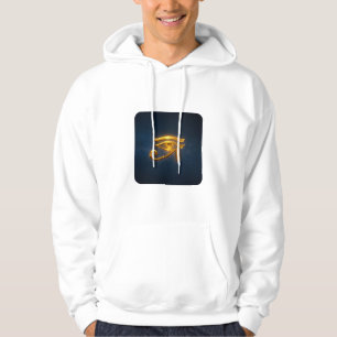 Eye of Horus Luxury Hoodie Egyptian Gold Symbol