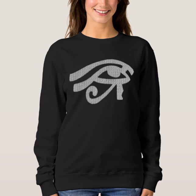 Eye Of Horus Occult Dark Art Grunge Goth Gothic Ae Sweatshirt (Front)