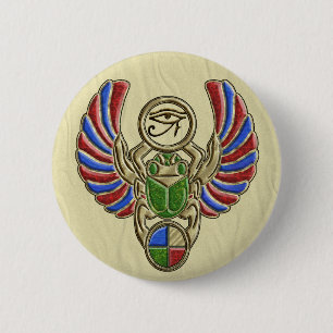 Eye of Horus Scarab Buttons