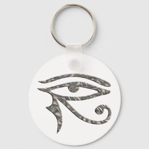 Eye Of Horus - SILVER Key Ring