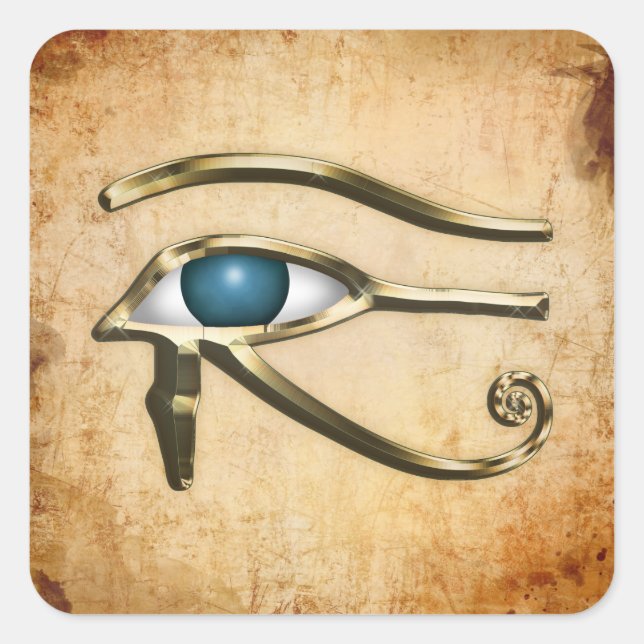 Eye Of Horus Square Sticker (Front)