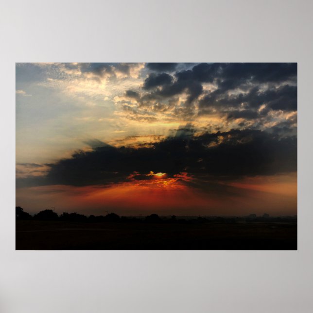 Eye of horus Sunrise Poster (Front)