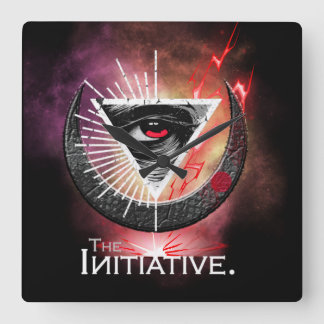 Eye Of Initiative Cosmic Basic Square Wall Clock