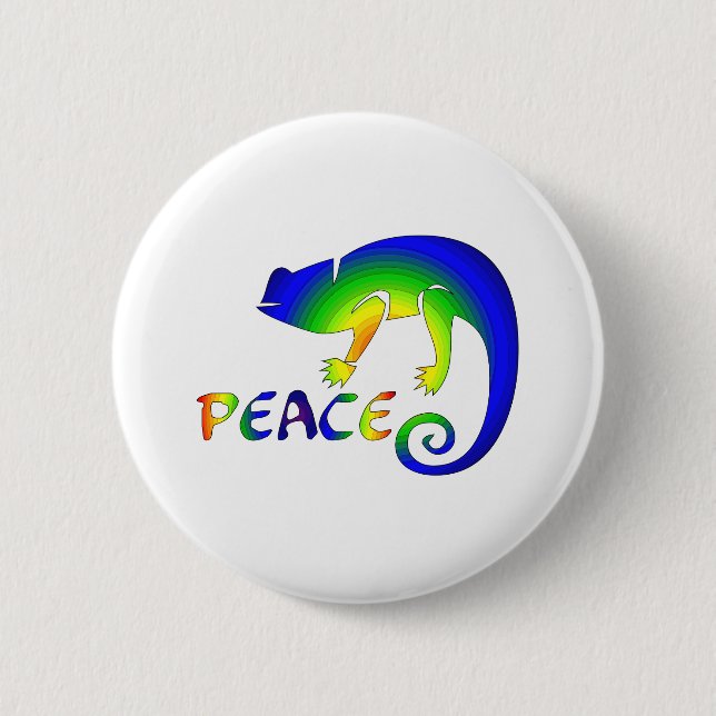 Eye Of Newt Peace 6 Cm Round Badge (Front)