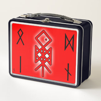 Eye of Odin Bindrune #RuneKids Metal Lunch Box
