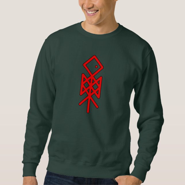 Eye of Odin Viking Bindrune Sweatshirt (Front)